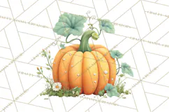 Pumpkin Clipart PNG Autumn Fall Pumpkins Clip Art Product Image 3
