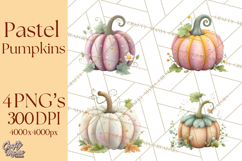 Pumpkin Clipart PNG Autumn Fall Pumpkins Clip Art Product Image 1