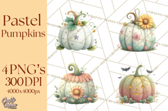Pumpkin Clipart PNG Autumn Fall Pumpkins Clip Art Product Image 1