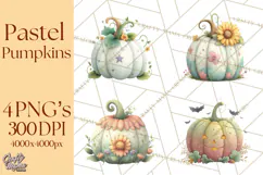 Pumpkin Clipart PNG Autumn Fall Pumpkins Clip Art Product Image 1