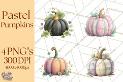 Pumpkin Clipart PNG Autumn Fall Pumpkins Clip Art Product Image 1