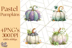 Pumpkin Clipart PNG Autumn Fall Pumpkins Clip Art Product Image 1