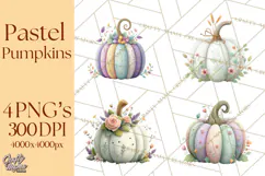 Pumpkin Clipart PNG Autumn Fall Pumpkins Clip Art Product Image 1