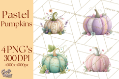 Pumpkin Clipart PNG Autumn Fall Pumpkins Clip Art Product Image 1