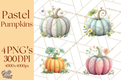 Pumpkin Clipart PNG Autumn Fall Pumpkins Clip Art Product Image 1