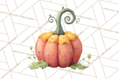 Pumpkin Clipart PNG Autumn Fall Pumpkins Clip Art Product Image 4