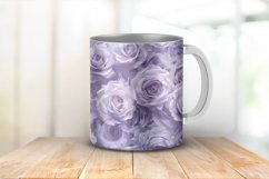 Pastel Purple Roses Digital Paper Bundle Product Image 2