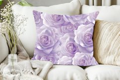 Pastel Purple Roses Digital Paper Bundle Product Image 3