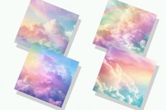 Pastel Rainbow Digital Paper Bundle Product Image 2