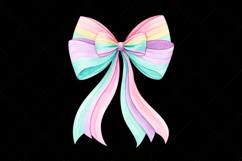 pastel rainbow bow, soft coquette bow, elegant bow design, rainbow clipart art, digital bow design, sublimation bow clipart, pastel bow art, soft rainbow design, coquette bow art, rainbow sublimation design