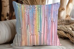 Pastel Rainbow Electric Rain Seamless Digital Paper Bundle Product Image 2