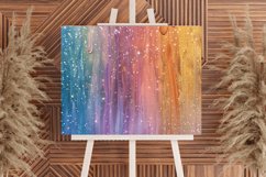 Pastel Rainbow Electric Rain Seamless Digital Paper Bundle Product Image 5
