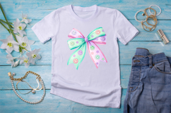 pastel retro bow, smiley coquette bow, vintage bow design, retro smiley clipart, digital bow design, soft pastel bow, smiley bow art, pastel vintage design, coquette bow art, smiley sublimation design