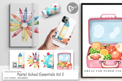 Digital Paper Pastel School Essentials Product Image 1