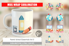 Mug Wrap Pastel School Essentials Product Image 1