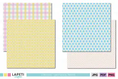 Coordinated 12x12 digital backgrounds supplied in JPG PNG and PDF formats