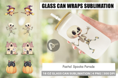 Glass Can Pastel Spook Parade Product Image 1