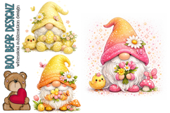 Spring Easter Gnomes Clipart Product Image 1
