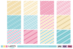 Pastel Stripe Backgrounds