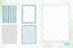 Pastel Summer Preppy Hand-Drawn Frame Bundle Product Image 2
