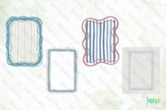 Pastel Summer Preppy Hand-Drawn Frame Product Image 1