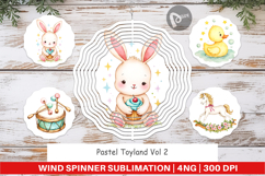 Wind Spinner Pastel Toyland Product Image 1