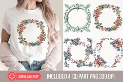 Pastel Vintage Frame Clipart Product Image 1