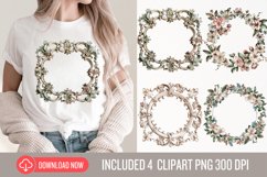 Pastel Vintage Frame Clipart Product Image 1