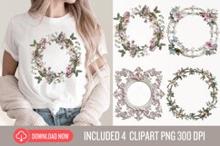 Pastel Vintage Frame Clipart Product Image 1