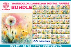 Whimsical Dandelion Meadow Digital Paper Bundle Product Image 1