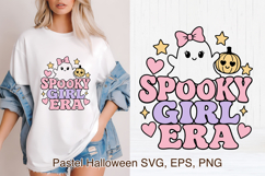 Pastel Halloween Ghost SVG Design | Halloween SVG Product Image 1