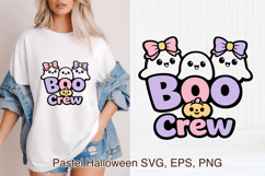 Pastel Halloween Ghost SVG Design | Halloween SVG Product Image 1