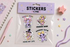 Pastel Halloween stickers | Printable Halloween sticker Product Image 1