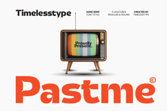 Pastme - Modern Sans Serif Display Product Image 1