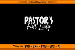 Pastor’s First Lady Church SVG for Faith Apparel Design Product Image 1