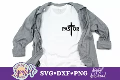 Pastor SVG File|DXF|PNG| Pastor Shirt Design Product Image 2