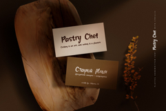 Pastry Chef Cyrillic script font Product Image 4