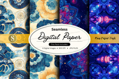 Seamless digital paper mockup pack Product Image 1