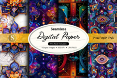 Seamless digital paper - mystic pattern pack Product Image 1