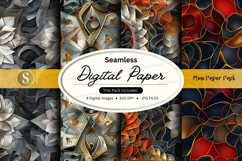 Seamless digital paper - marble pattern pack Product Image 1