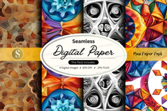 Seamless digital paper mockup pack Product Image 1