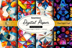 Seamless digital paper mockup pack Product Image 1