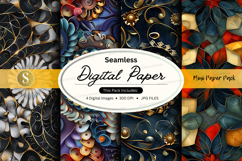 Seamless digital paper mockup pack Product Image 1
