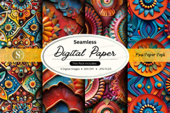 Seamless digital paper mockup pack Product Image 1