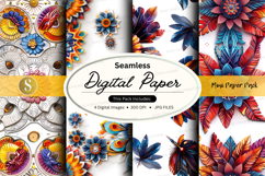 Seamless digital paper mockup pack Product Image 1