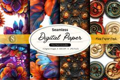 Seamless digital paper mockup pack Product Image 1