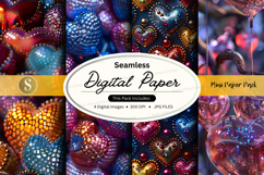 Seamless digital paper - christmas ornament pattern Product Image 1