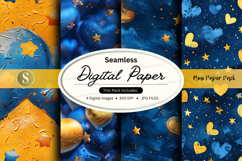 Seamless digital paper mockup pack Product Image 1
