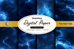 Seamless digital paper - marble texture pack Product Image 1