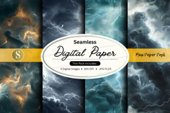 Seamless digital paper - marble texture pack Product Image 1